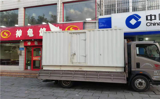 东河镇出租发电机施工案例